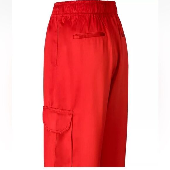 NWT Stine Goya Fatuna Red Cargo Trousers Woman size Medium - Picture 5 of 12